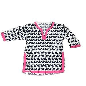 Pottery Barn Kids Whale Swim Coverup or Tunic Top Size 6-12 months